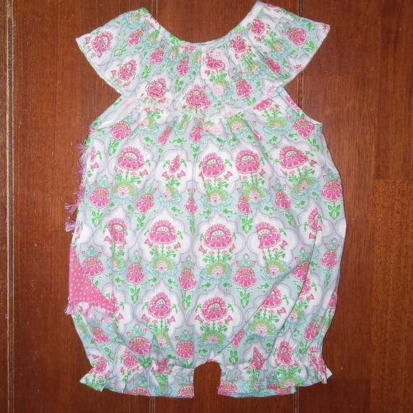 0-3m mudpie romper - Picture 3 of 7